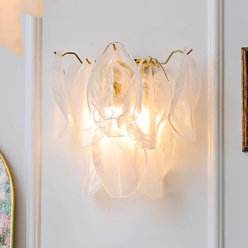 Zelvenrose Glass Wall Light-Moonnatur
