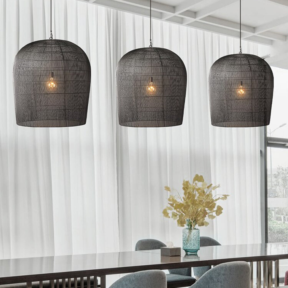 Oswenhaven Rattan Pendant Light-Moonnatur