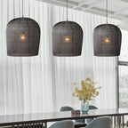 Oswenhaven Rattan Pendant Light-Moonnatur