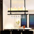 Garnelrose Glass Chandelier-Moonnatur