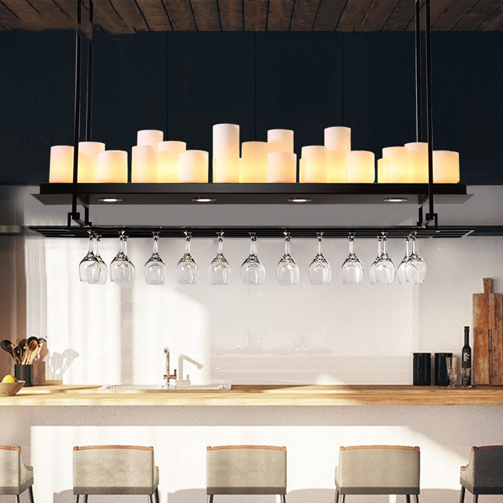 Garnelrose Glass Chandelier-Moonnatur