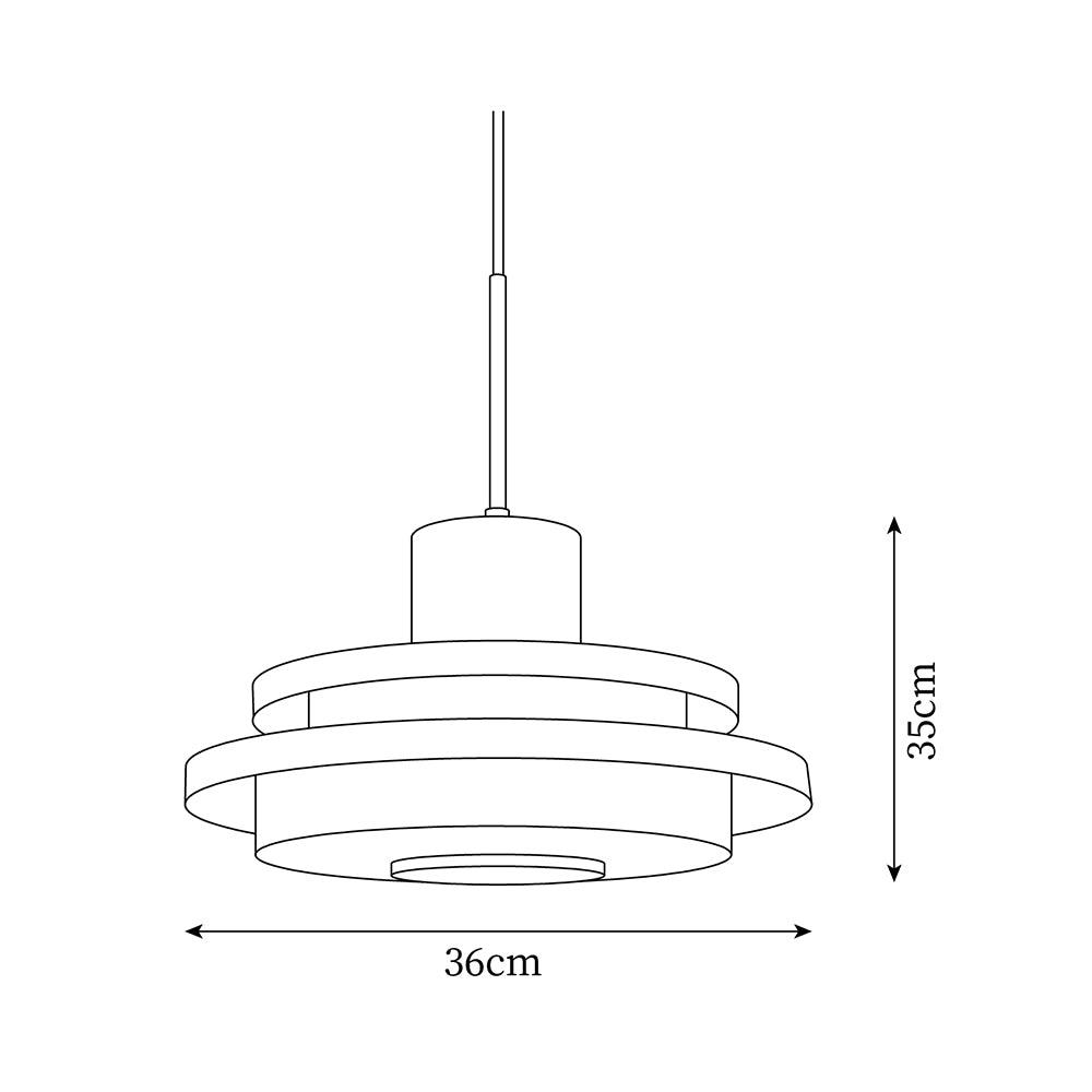 Wenrelden Glass Pendant Light-Moonnatur