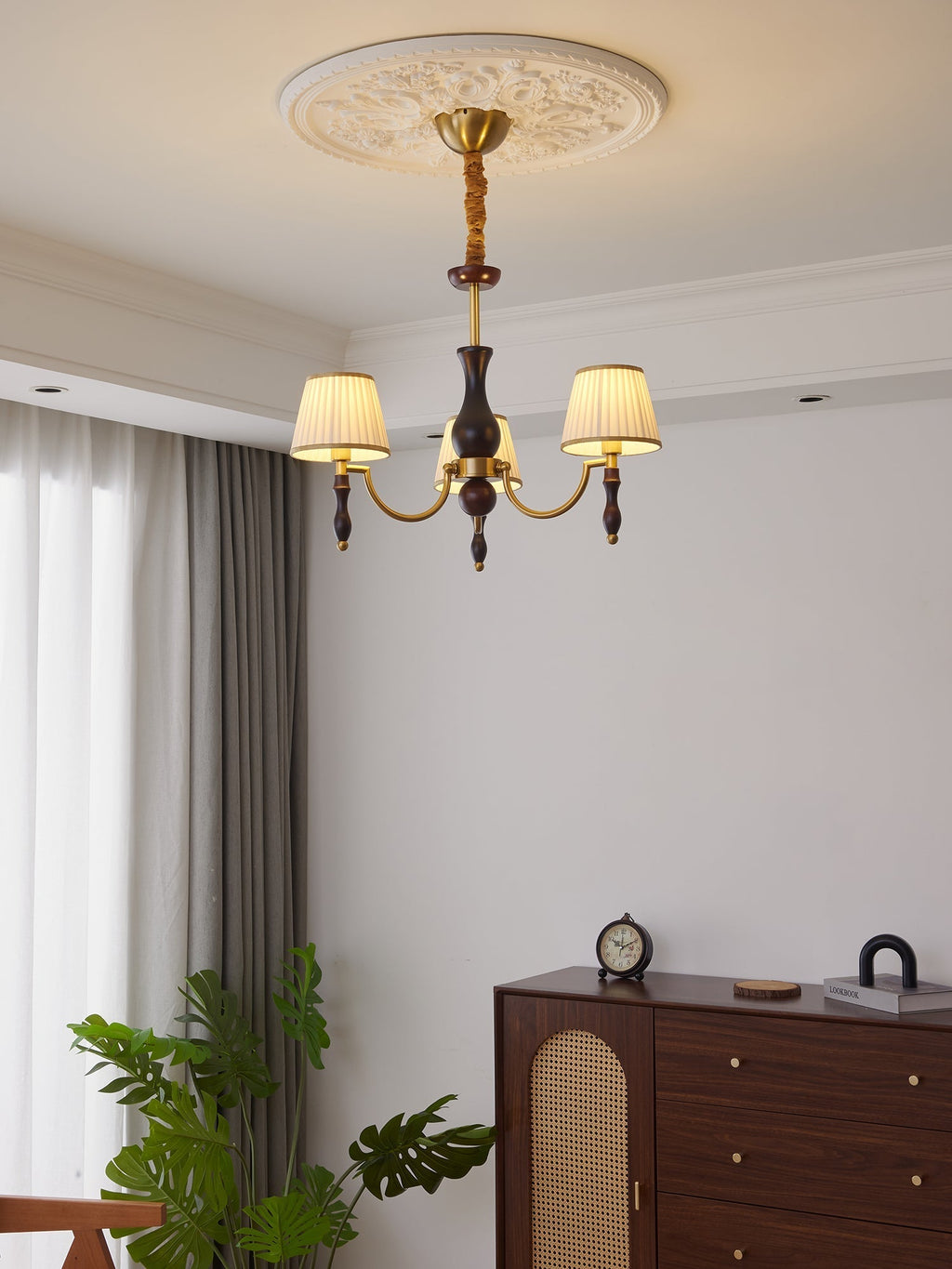 Lorelisse Fabric Chandelier-Moonnatur