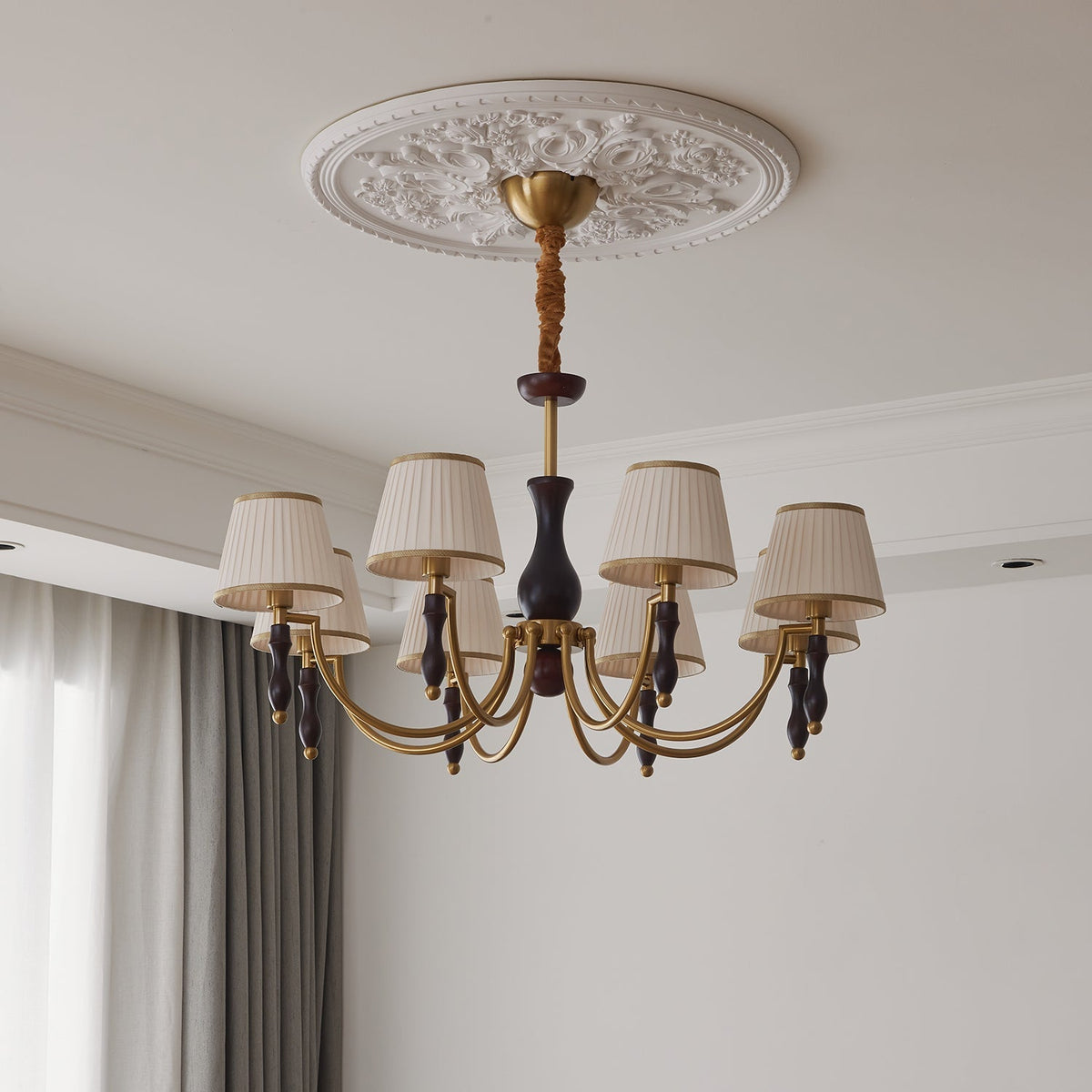 Lorelisse Fabric Chandelier-Moonnatur
