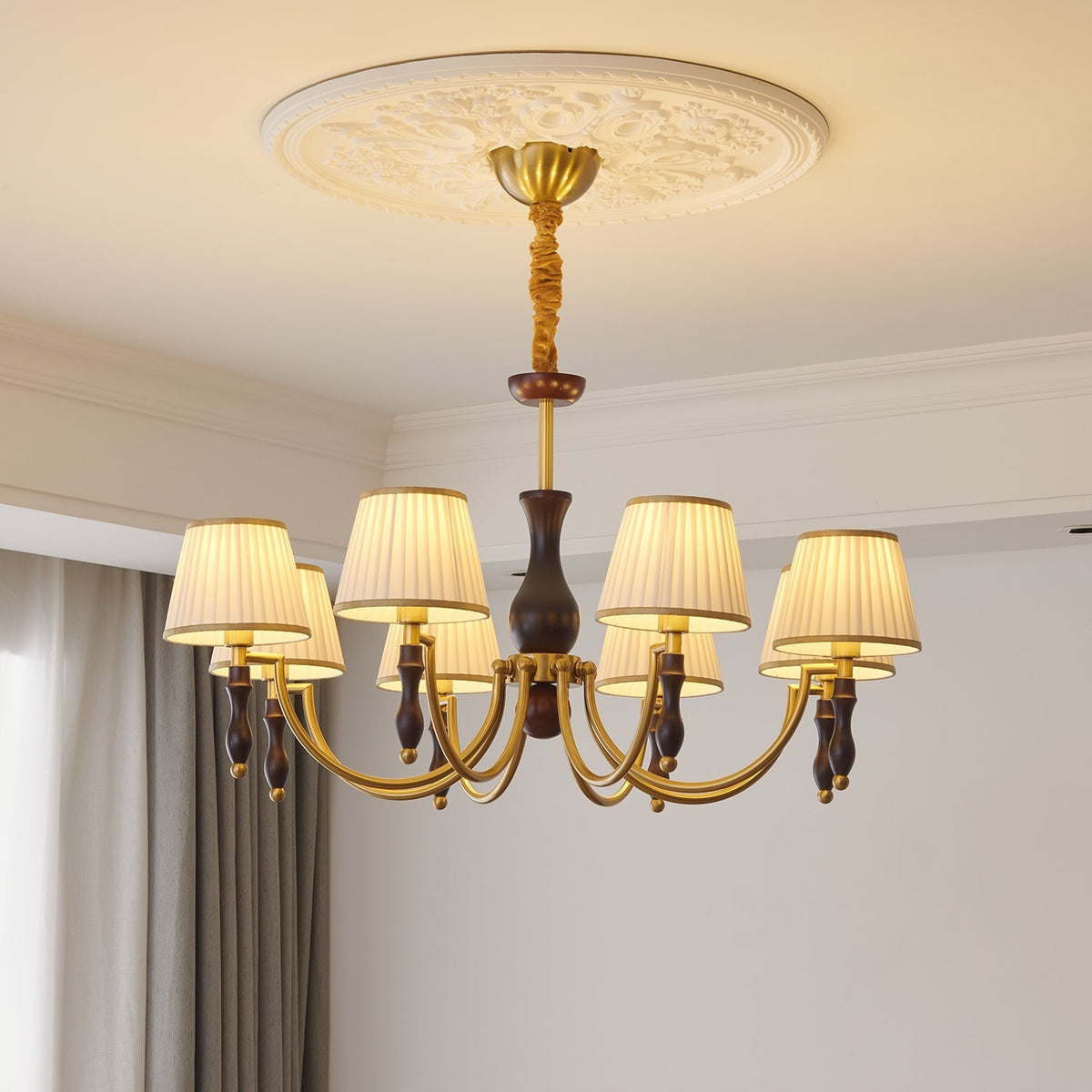 Lorelisse Fabric Chandelier-Moonnatur