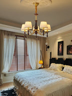 Lorelisse Fabric Chandelier-Moonnatur