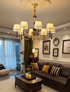 Lorelisse Fabric Chandelier-Moonnatur