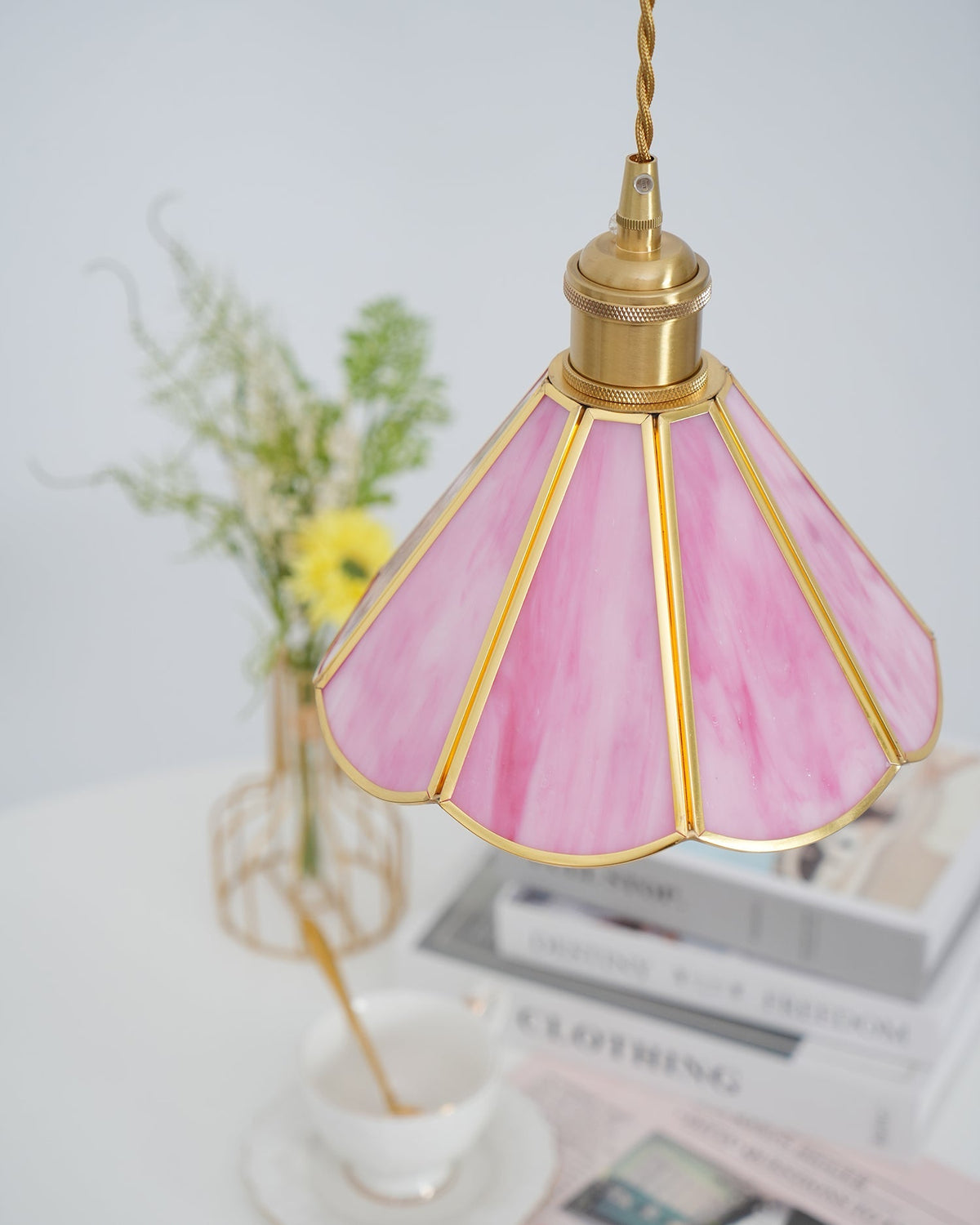 Ladergrove Glass Pendant Light-Moonnatur