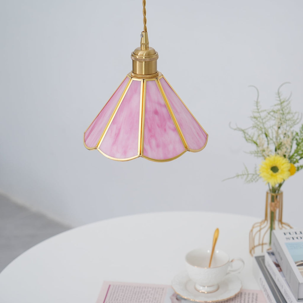 Ladergrove Glass Pendant Light-Moonnatur