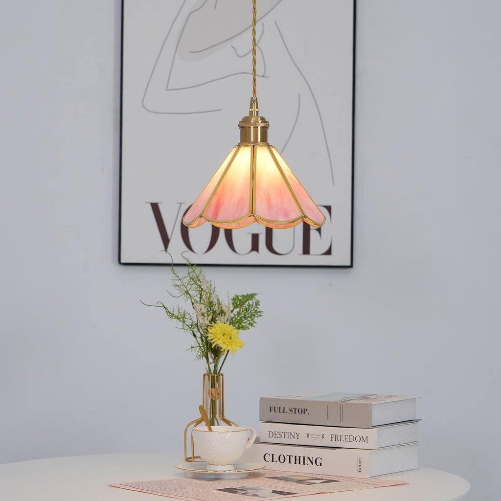 Ladergrove Glass Pendant Light-Moonnatur