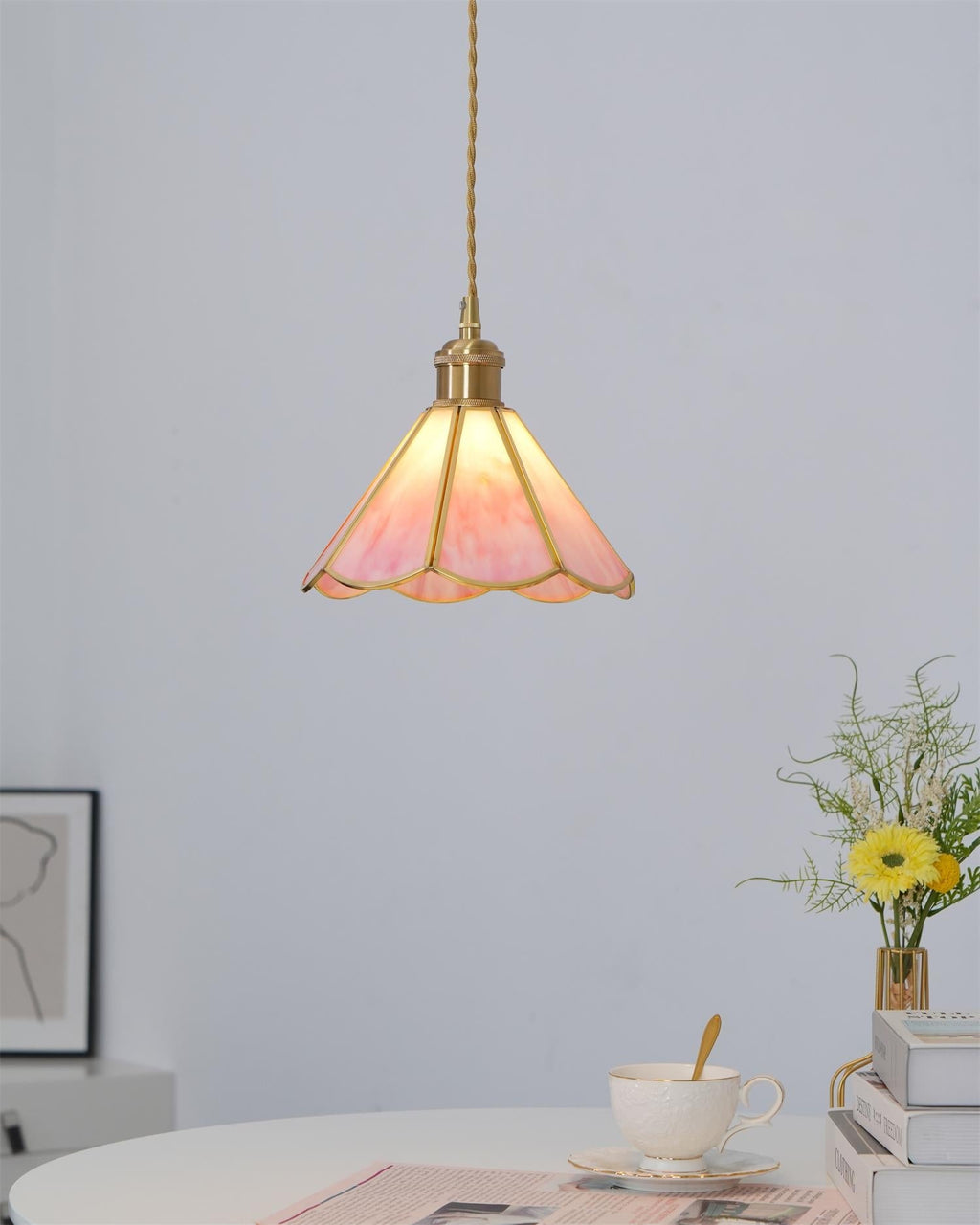Ladergrove Glass Pendant Light-Moonnatur