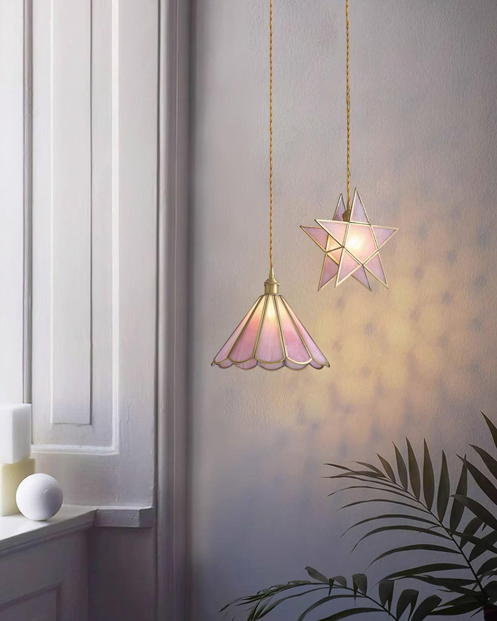 Ladergrove Glass Pendant Light-Moonnatur