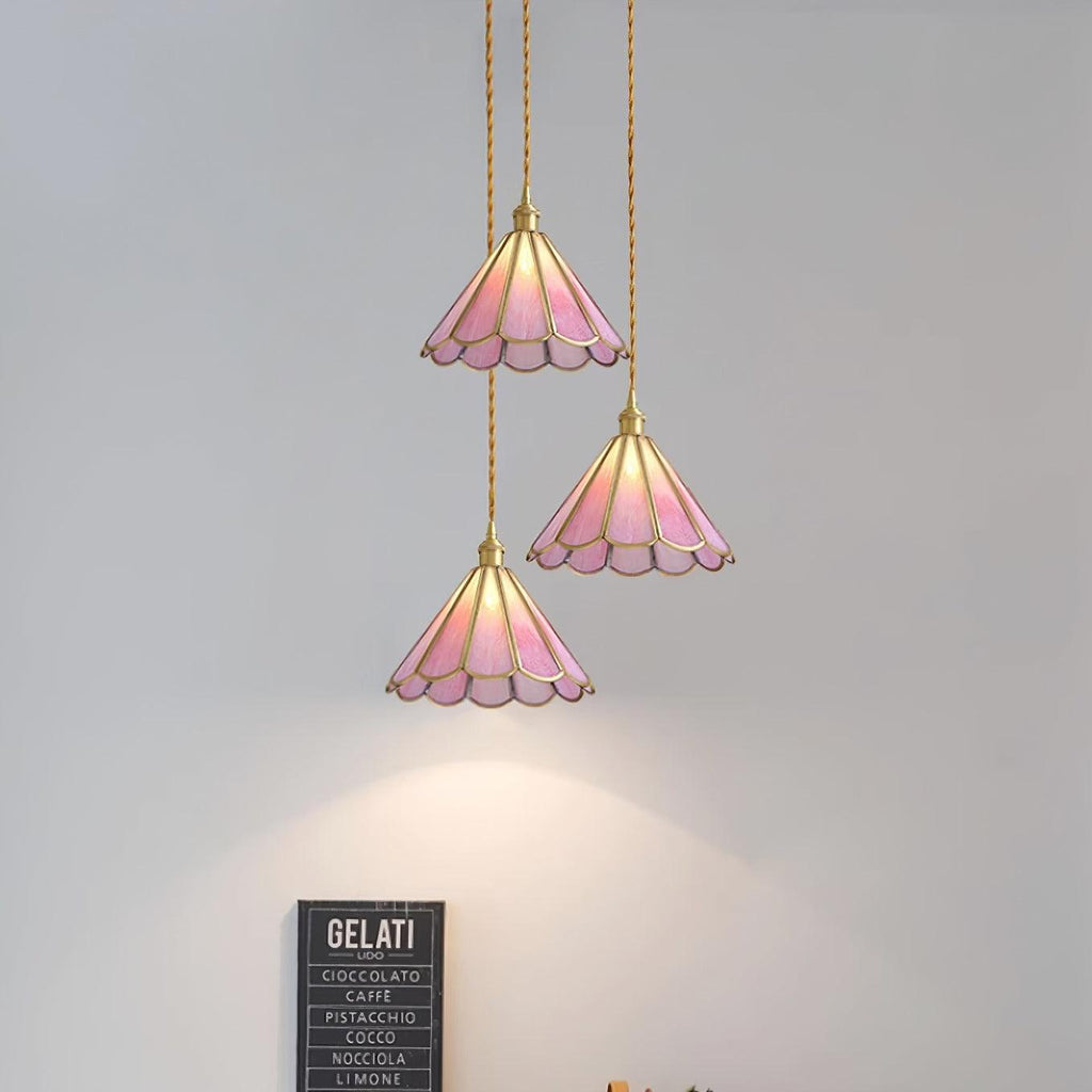 Ladergrove Glass Pendant Light-Moonnatur