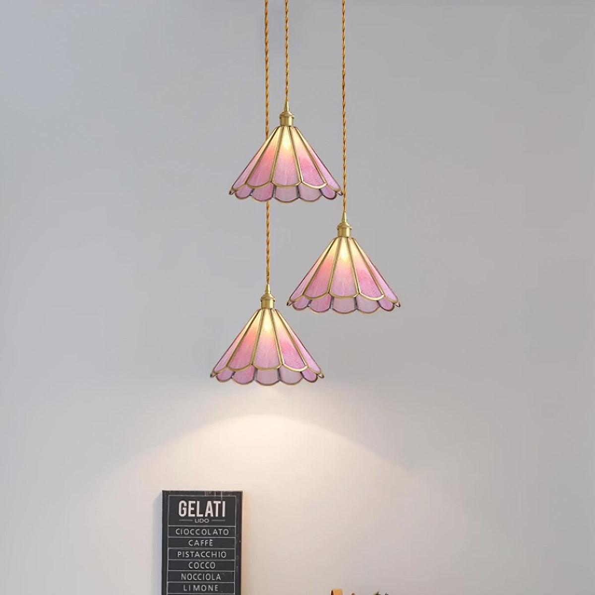 Ladergrove Glass Pendant Light-Moonnatur
