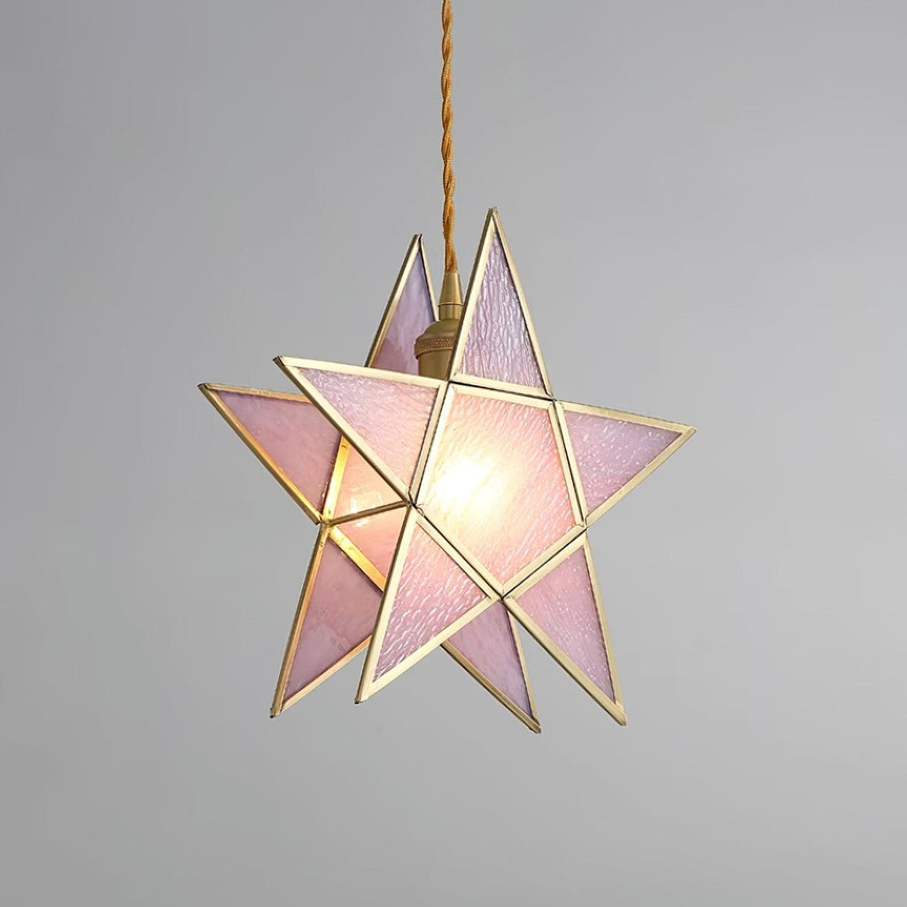 Ladergrove Glass Pendant Light-Moonnatur