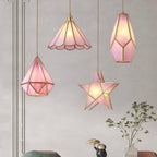 Ladergrove Glass Pendant Light-Moonnatur