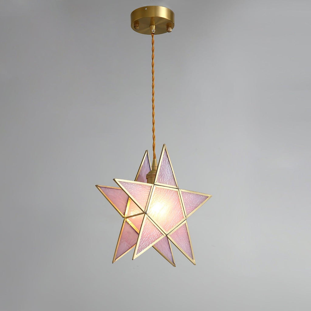 Ladergrove Glass Pendant Light-Moonnatur