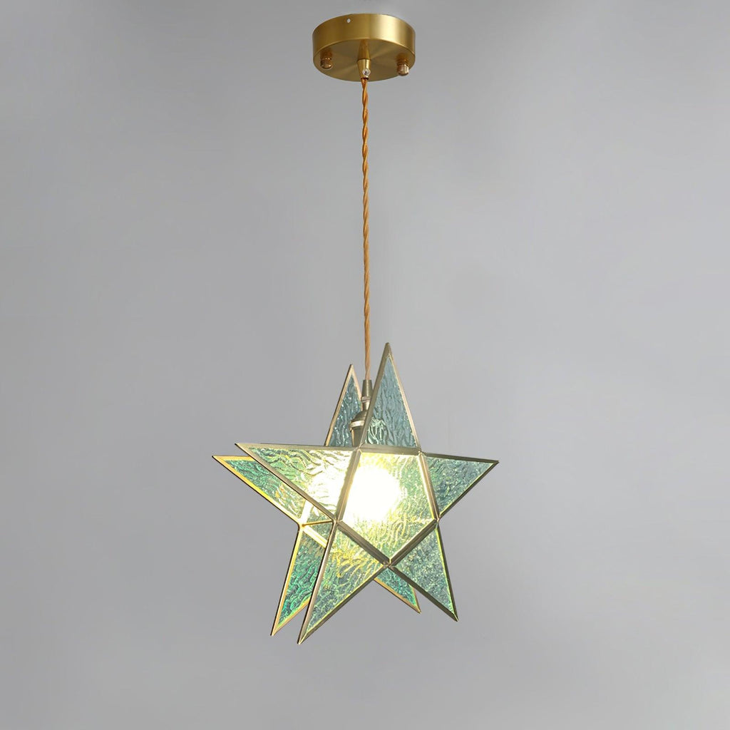 Ladergrove Glass Pendant Light-Moonnatur