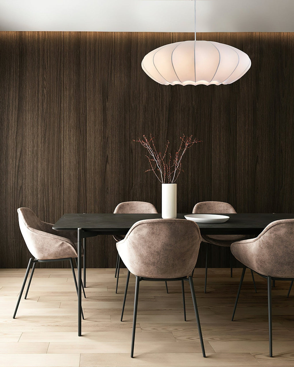 Wyreniel Silk Pendant Light-Moonnatur