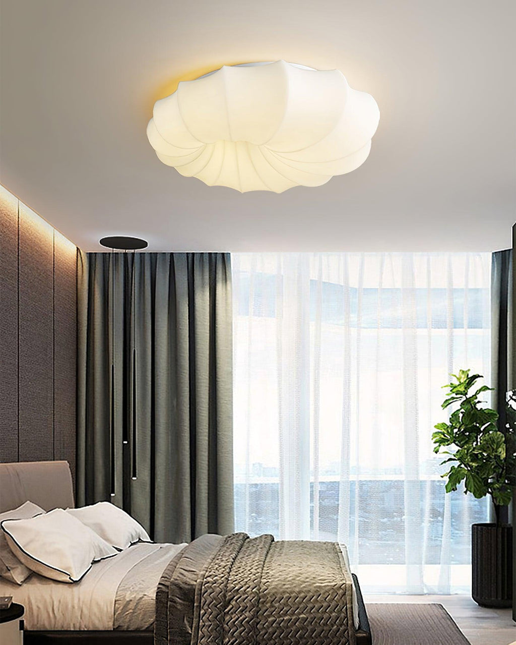 Tarenis Polyethylene Ceiling Light-Moonnatur