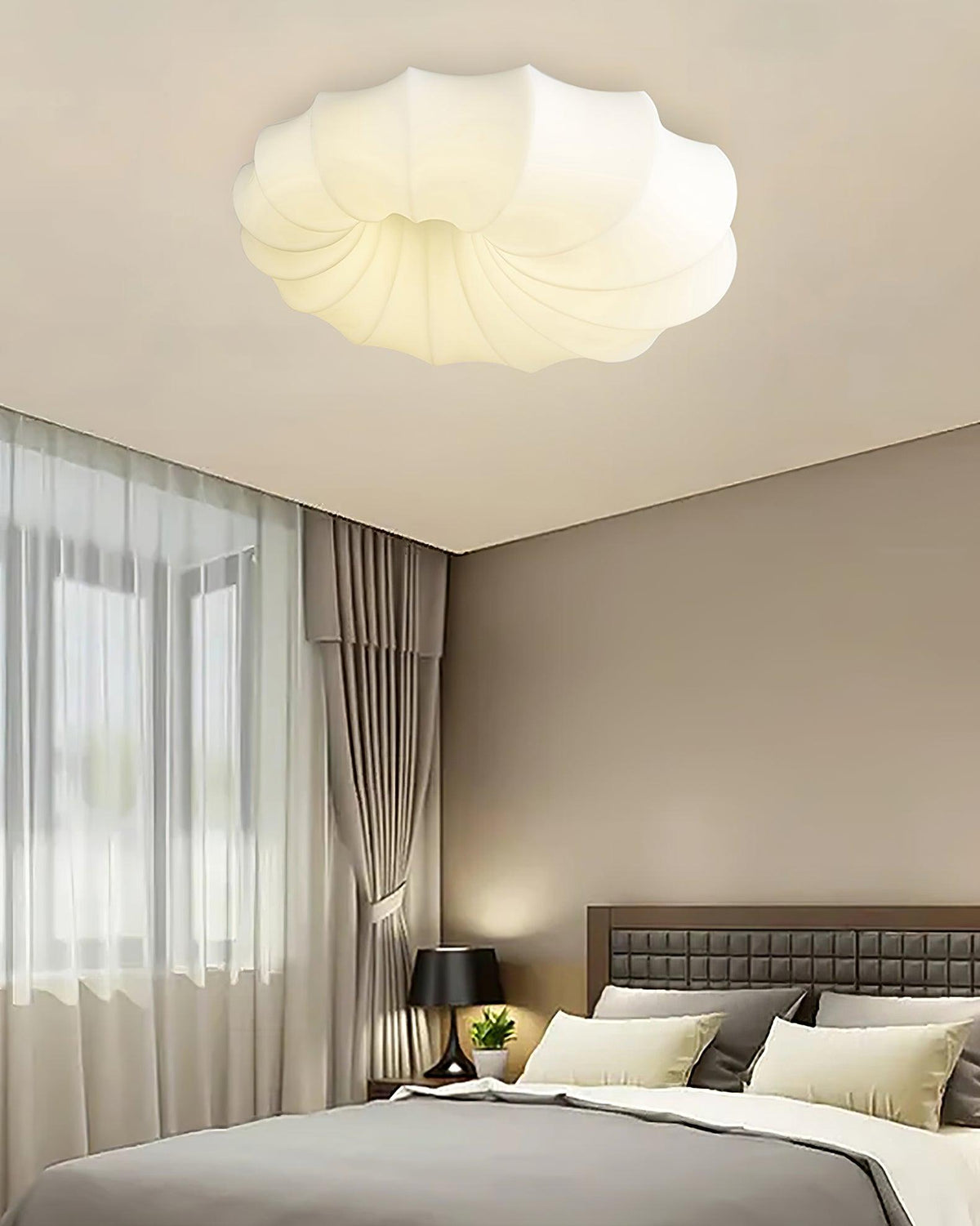 Tarenis Polyethylene Ceiling Light-Moonnatur