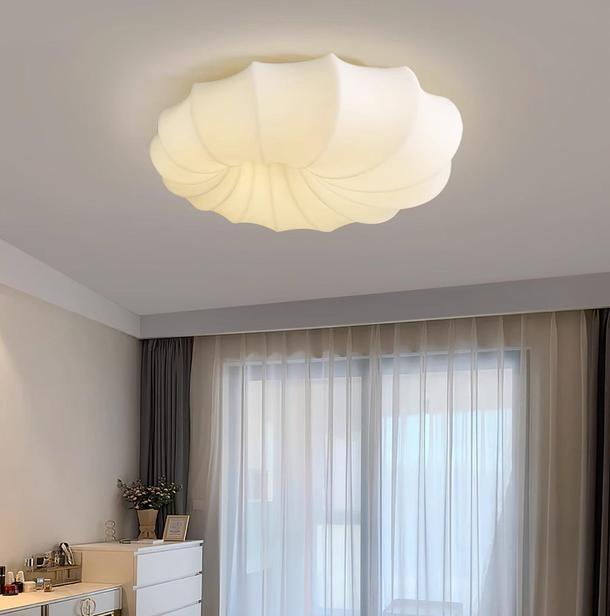 Tarenis Polyethylene Ceiling Light-Moonnatur
