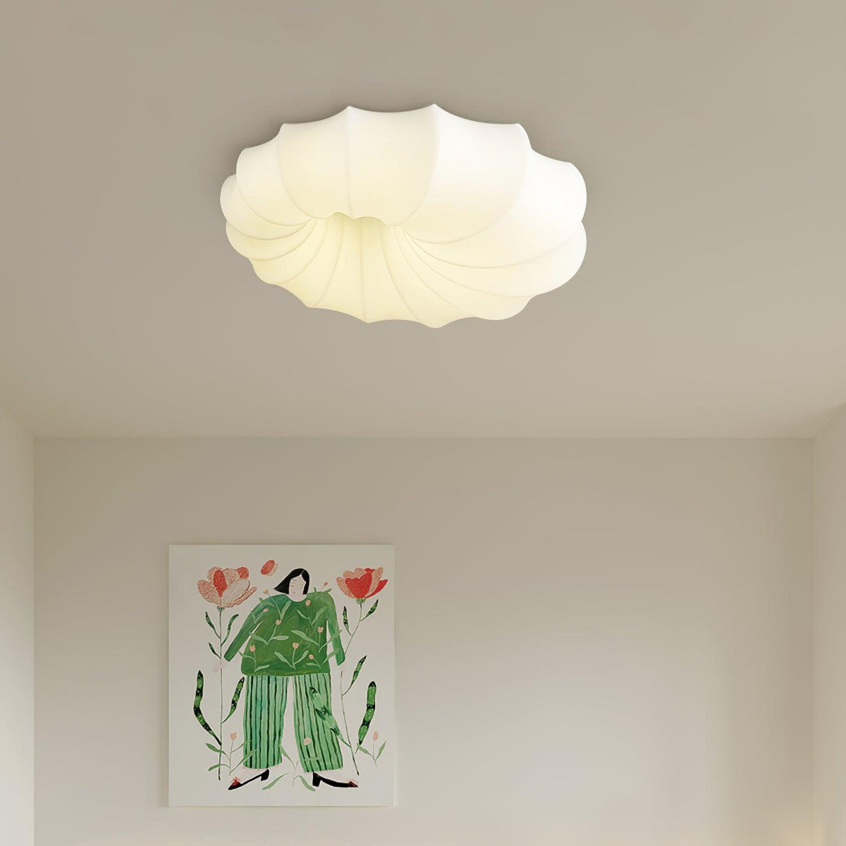 Tarenis Polyethylene Ceiling Light-Moonnatur