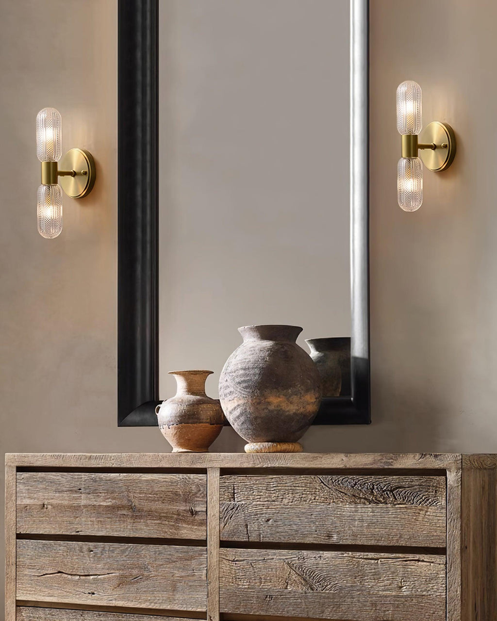 Emrenenelle Glass Wall Light-Moonnatur