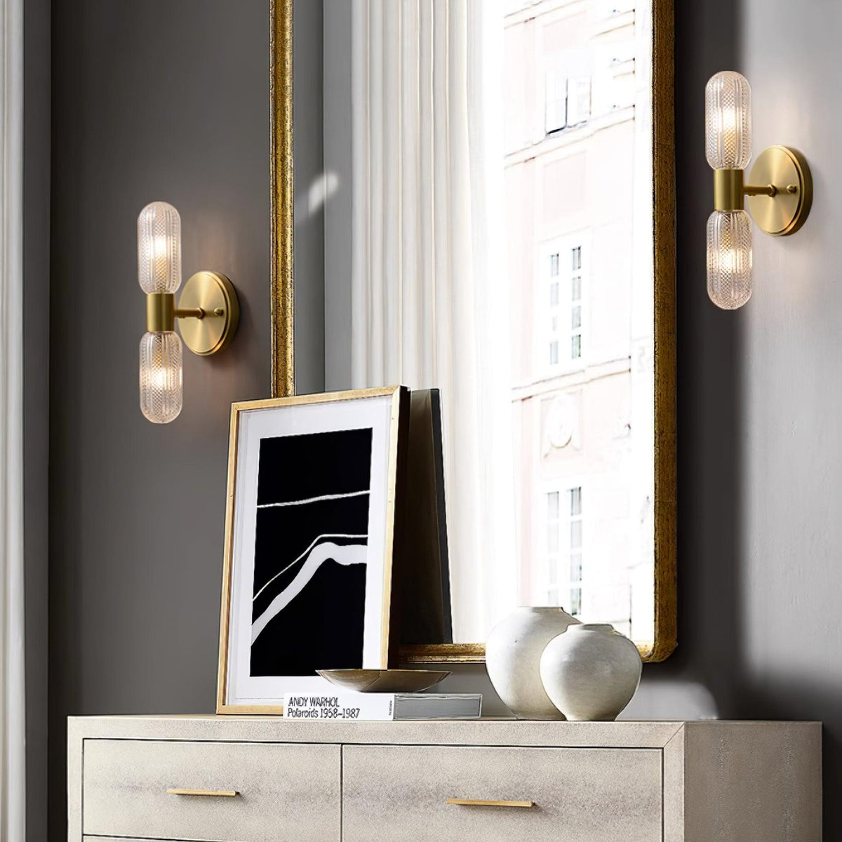 Emrenenelle Glass Wall Light-Moonnatur