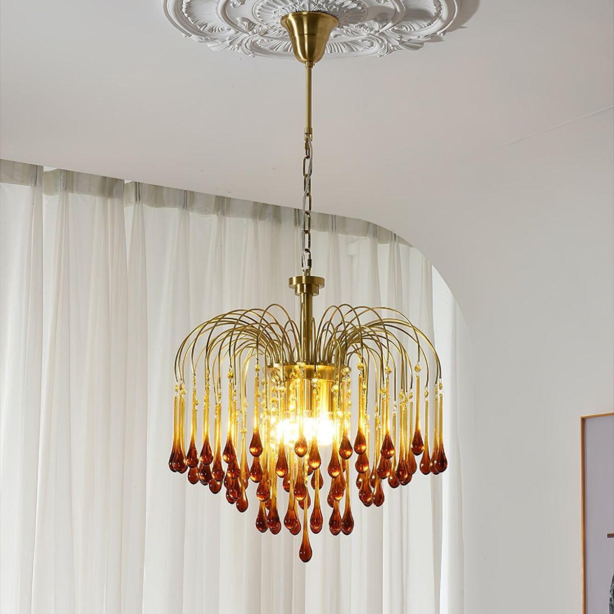 Lysavelle Crystal Chandelier-Moonnatur