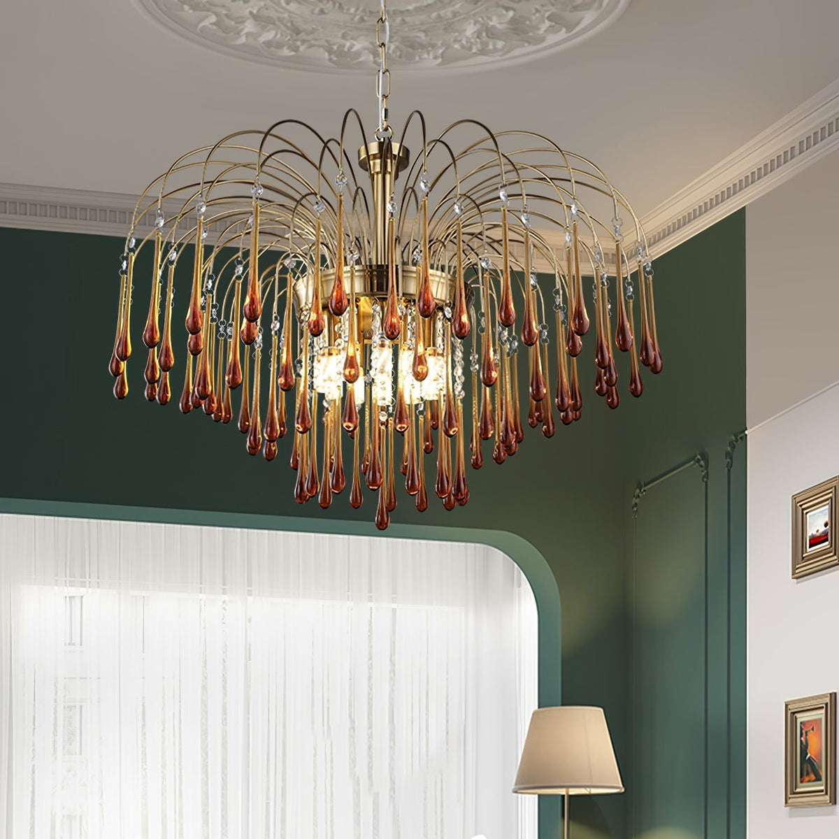 Lysavelle Crystal Chandelier-Moonnatur