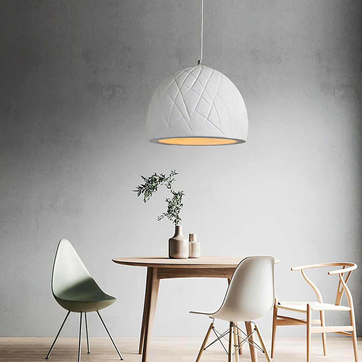 Farenara Polystyrene Pendant Light-Moonnatur