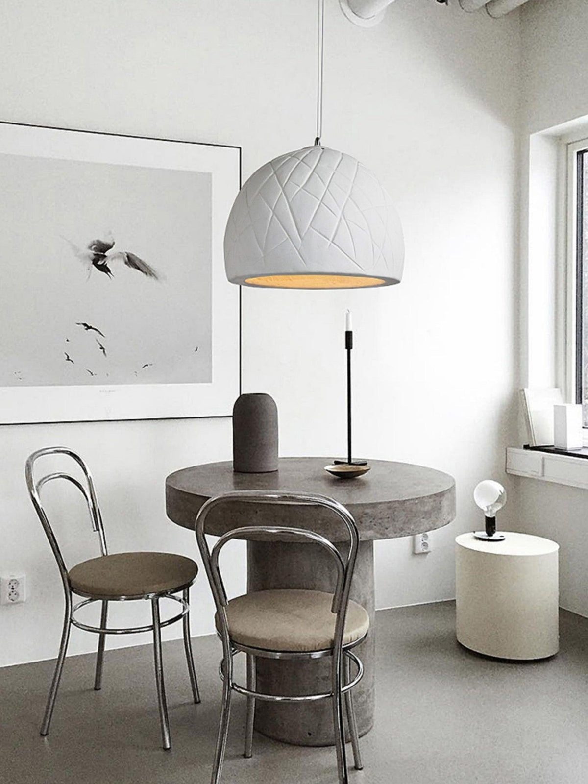 Farenara Polystyrene Pendant Light-Moonnatur