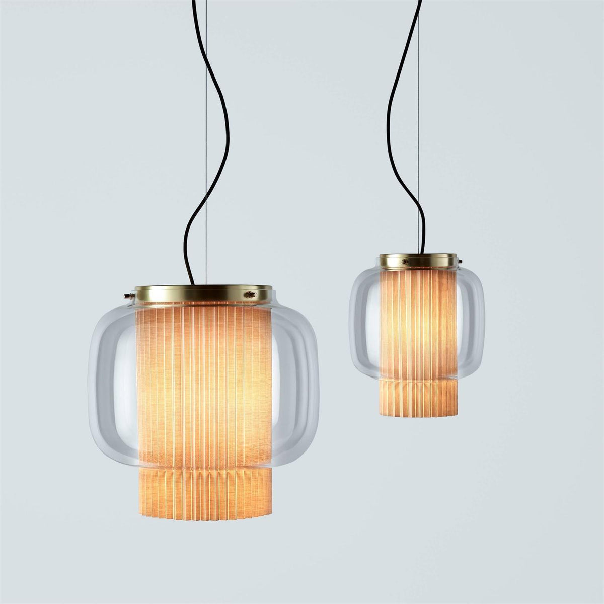 Brackiel Glass Pendant Light-Moonnatur