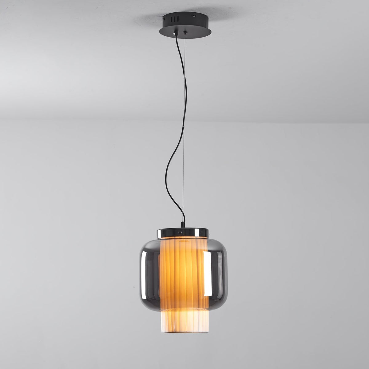 Brackiel Glass Pendant Light-Moonnatur