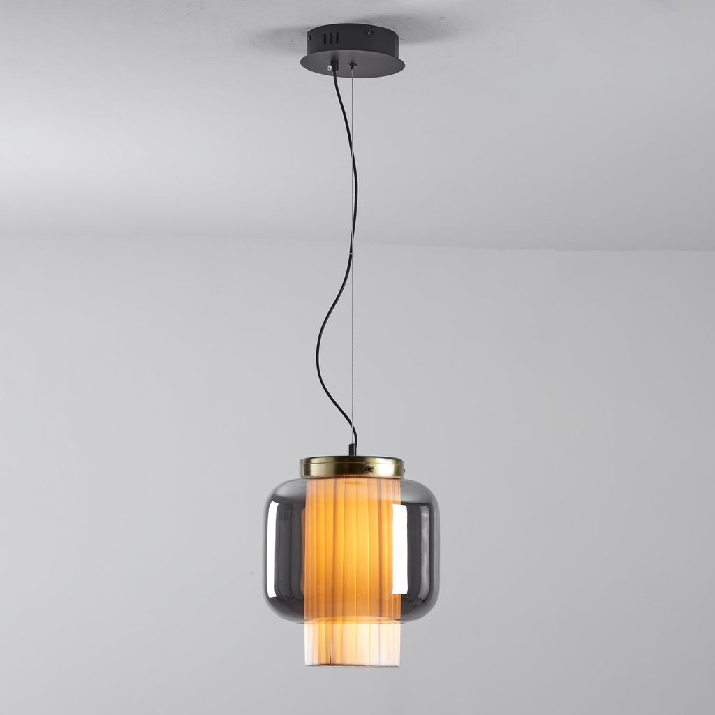 Brackiel Glass Pendant Light-Moonnatur