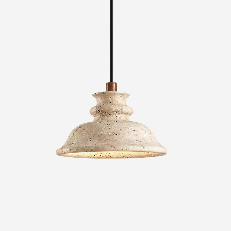 Sorrelevia Travertine Pendant Light-Moonnatur