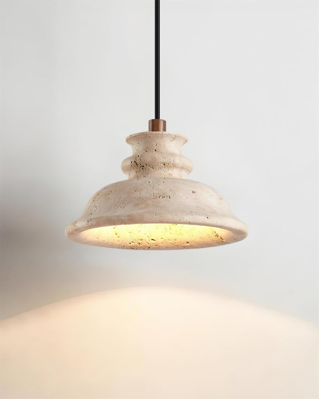 Sorrelevia Travertine Pendant Light-Moonnatur