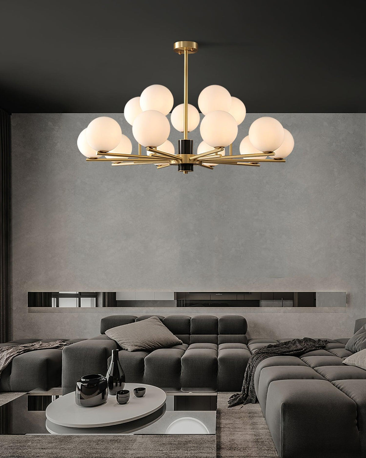 Jorrenwood Polyethylene Chandelier-Moonnatur