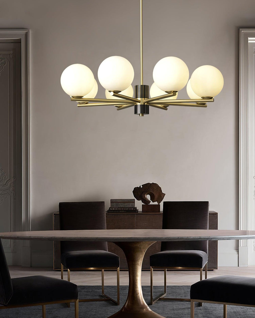 Jorrenwood Polyethylene Chandelier-Moonnatur