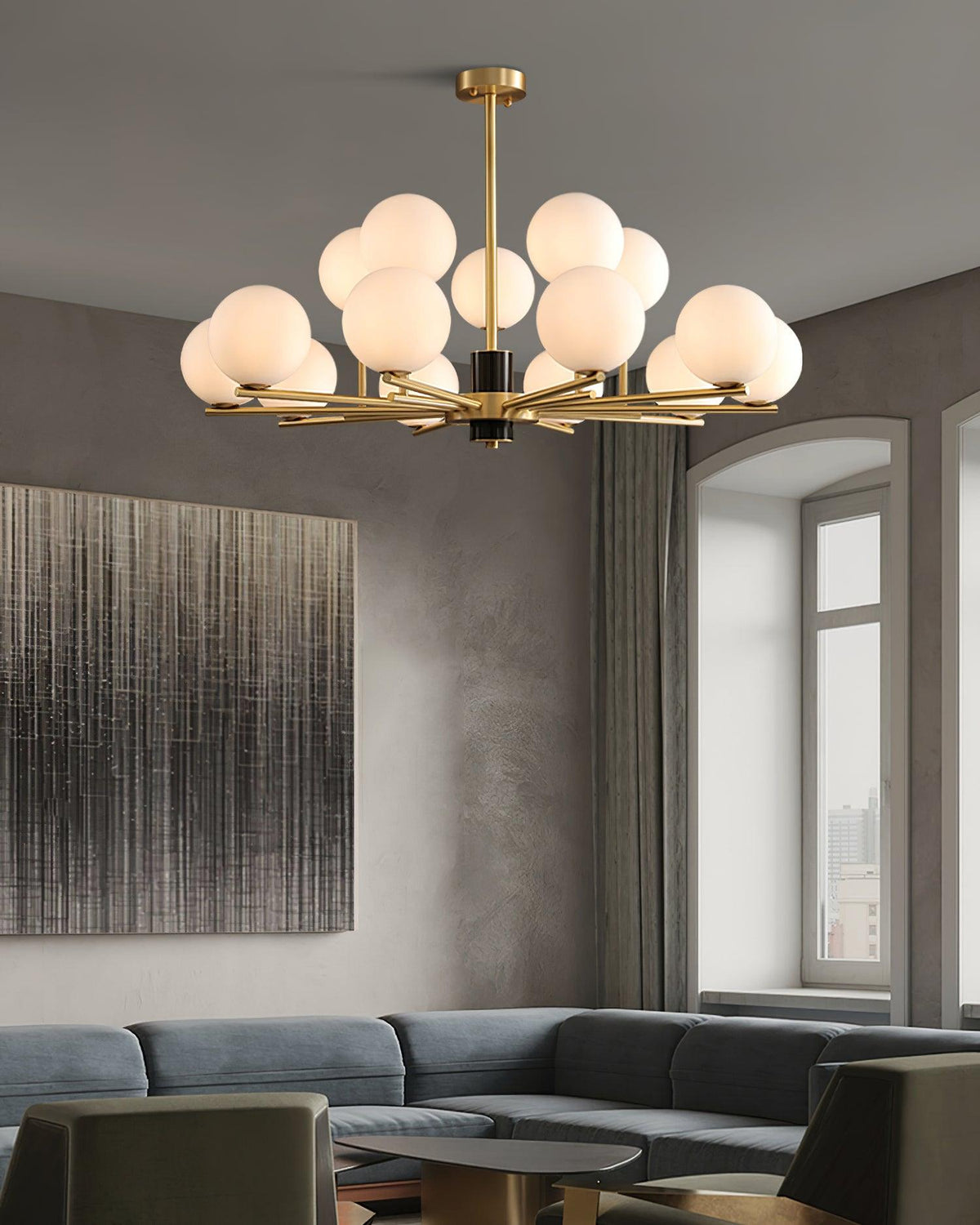 Jorrenwood Polyethylene Chandelier-Moonnatur