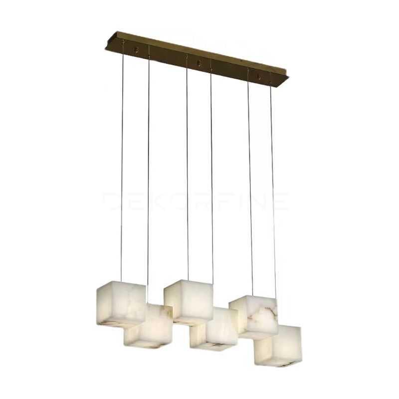 Cindeliel Alabaster Chandelier-Moonnatur