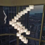Cindeliel Alabaster Chandelier-Moonnatur