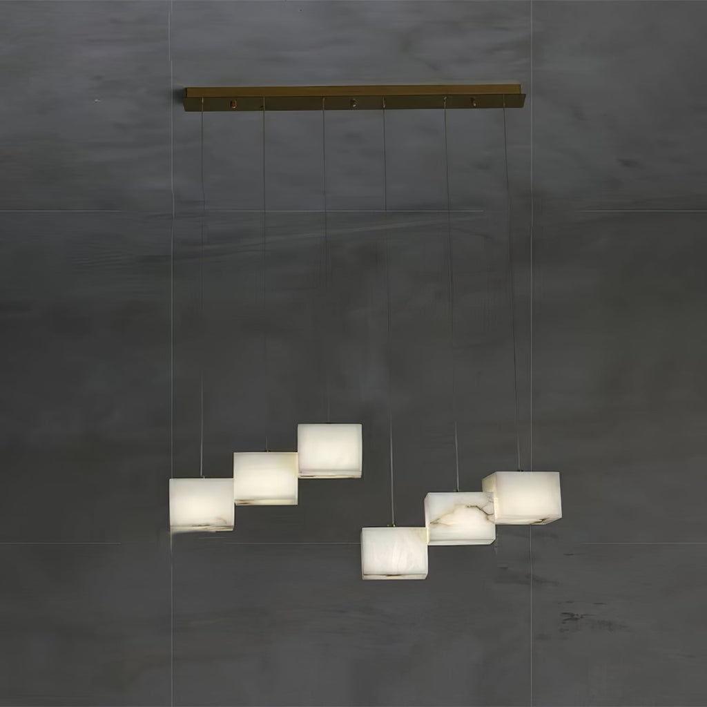 Cindeliel Alabaster Chandelier-Moonnatur