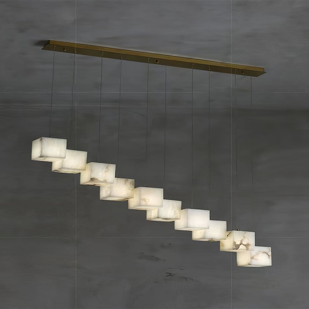 Cindeliel Alabaster Chandelier-Moonnatur