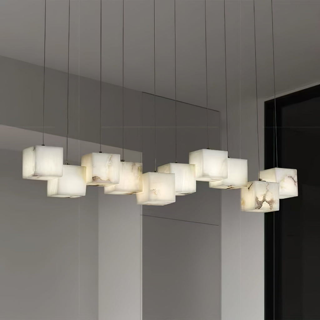 Cindeliel Alabaster Chandelier-Moonnatur