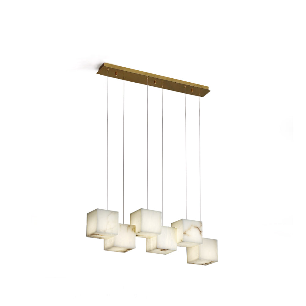 Cindeliel Alabaster Chandelier-Moonnatur