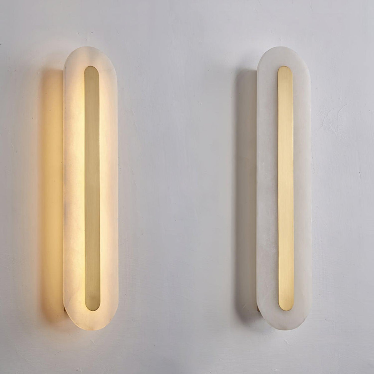 Emrenlynne Alabaster Wall Light-Moonnatur