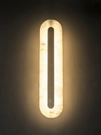 Glenaria Alabaster Wall Light-Moonnatur