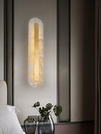 Glenaria Alabaster Wall Light-Moonnatur